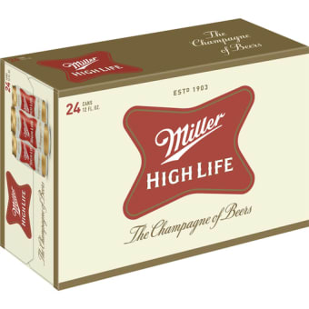 MILLER HIGH LIFE 12OZ 24PK CAN