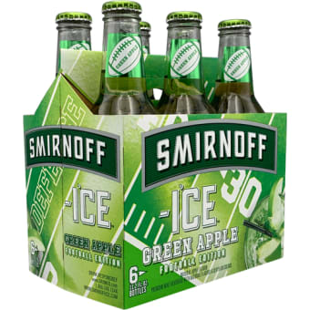 SMIRNOFF ICE TWISTED APPLE BOTTLE 6PK 12 oz