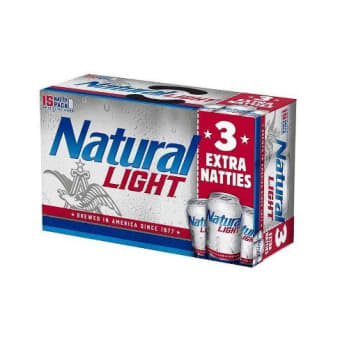 NATURAL LIGHT 12PK/15PK CAN 12 oz