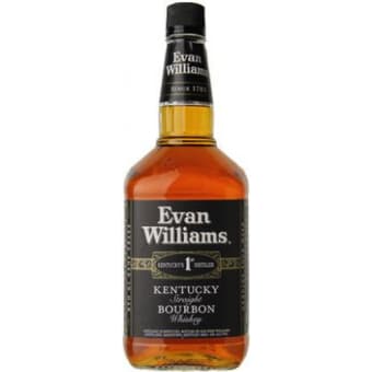 EVAN WILLIAMS BOURBON BLACK LABEL 1.75L
