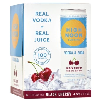 High Noon Black Cherry - 4 Pack