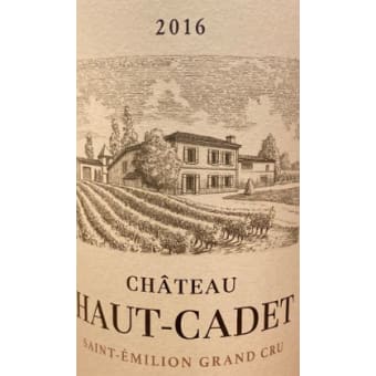 Chateau Haut-Cadet 16 St Emilion Grand Cru - 750mL