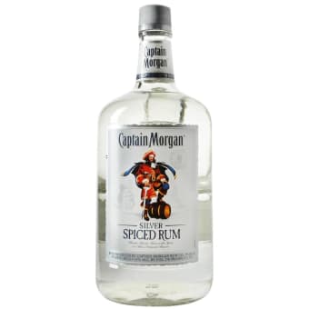 Captain Morgan Silver Spiced Rum - 1.75L