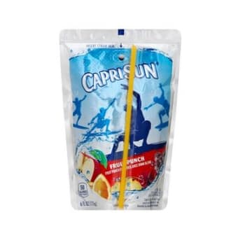 Capri sun 6 oz pouch