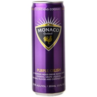 Monaco Purple Crush 12 oz can