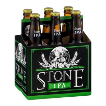 STONE IPA 6 pack 6 pack bottles
