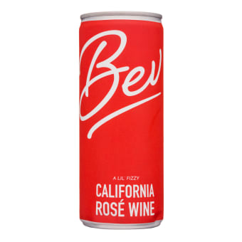 Bev Rose Wine 8.4 oz can