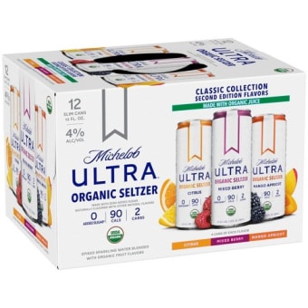 Michelob Ultra Seltzer 12 pack cans