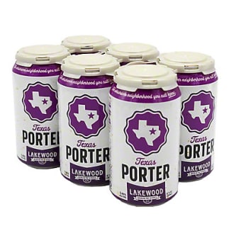 Lakewood Texas Porter - 6 pack can / 12oz