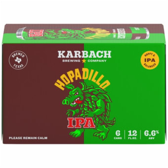 Karbach Hopadillo - 6 pack can / 12 oz