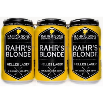 Rahr & Sons Rahr's Blonde - 6 pack can / 12oz