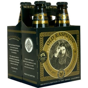 North Coast Old Rasputin - 4 pack bottle / 12oz