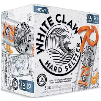 White Claw Clementine 6 pack cans