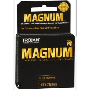 Trojan Magnum Condoms 3 pk.