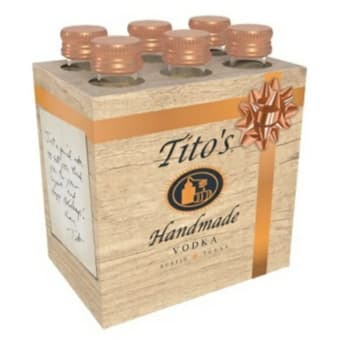 Tito's Handmade Vodka - 6 bottles / 50mL