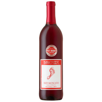 BAREFOOT RED MOSCATO 750ml