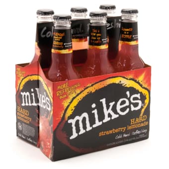 MIKE'S HARD SEASONAL STRAWBERRY LEMONADE 6PK 12 oz