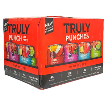 Truly Hard Seltzer Punch Variety Pack, Spiked & Sparkling Water - 12 cans / 12oz