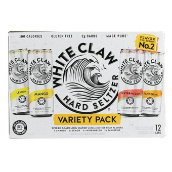 White Claw Hard Seltzer Variety Pack Flavor Collection No. 2 - 12 cans / 12oz