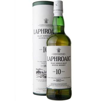 Laphroaig Islay Single Malt Scotch Whisky 10 Year Old - 750mL