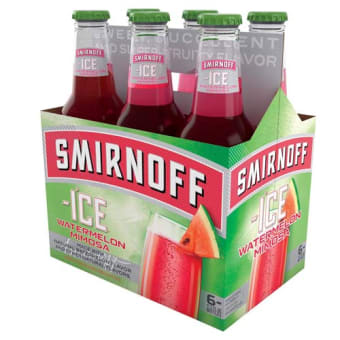 SMIRNOFF ICE WATERMELON MIMOSA 6PK 12 oz