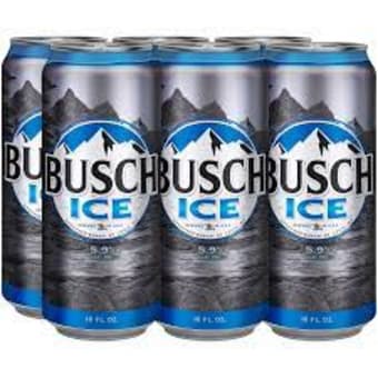 BUSCH ICE 6PK 16oz