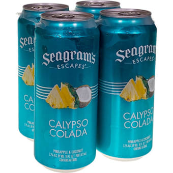SEAGRAMS ESCAPES CALYPSO COLADA 4PK 16 oz