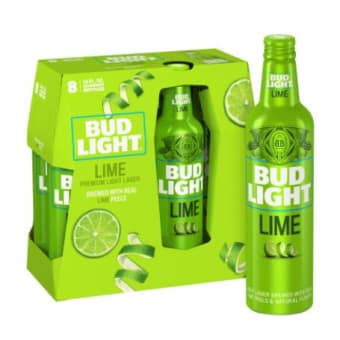 BUD LIGHT LIME ALUMINUM 16OZ 8PK BTL