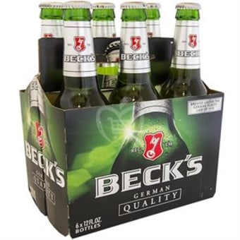 BECKS BOTTLE 6PK 12 oz