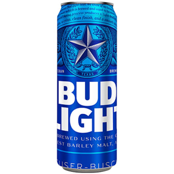 BUD LIGHT ALUMINUM CANS 20PK 16 oz