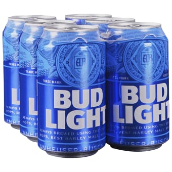 BUD LIGHT CAN 6PK 12 oz