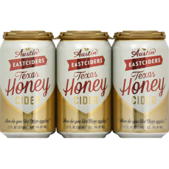 Austin EC TX Honey Cider - 6 pack can / 12oz