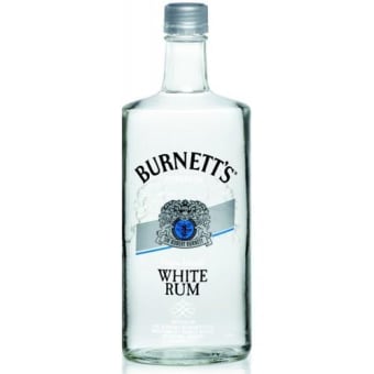 BURNETT'S WHITE RUM 750ML
