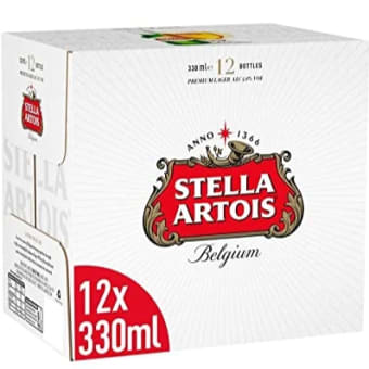 STELLA ARTOIS BOTTLE 12PK 330ML
