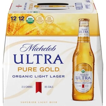 MICHELOB ULTRA PURE GOLD ORGANIC BOTTLE 12PK 12 oz