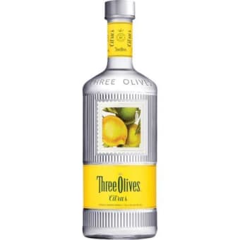 THREE OLIVES CITRUS VODKA 1.75L