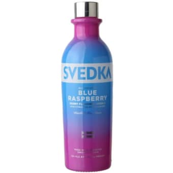 SVEDKA BLUE RASPBERRY VODKA 375ML