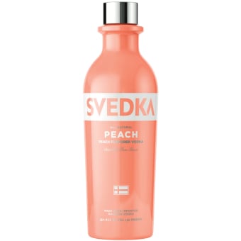 SVEDKA PEACH VODKA 375ML