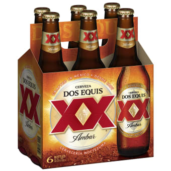Dos Equis Amber - 6 pack bottle / 12oz