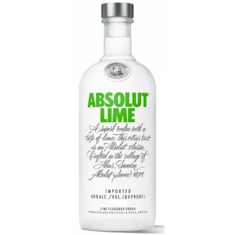 ABSOLUT LIME VODKA 375ML