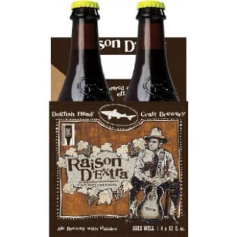 Dogfish Head Raison d'extra - 4 pack bottle / 12oz