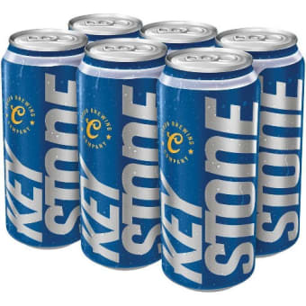 KEYSTONE LIGHT CAN 6PK 16 oz