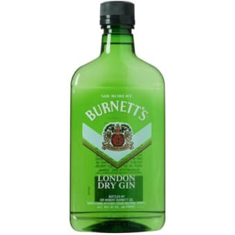 BURNETT'S LONDON DRY GIN 375ML