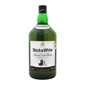 BLACK & WHITE SCOTCH 1.75L