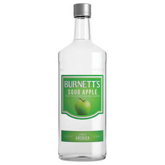 BURNETT'S SOUR APPLE VODKA 750ML