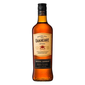 BACARDI OAKHEART SPICED RUM 750ML