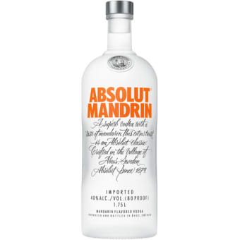 ABSOLUT MANDRIN VODKA 1.75L