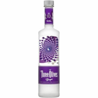 THREE OLIVES GRAPE VODKA 750ML