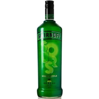 SMIRNOFF SOUR GREEN APPLE 750ML