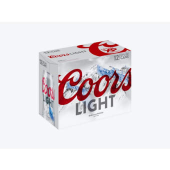 Coors Light 12 pk 12oz can